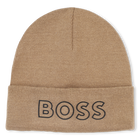 Gorro de punto con logo BOSS 
                    NI&Ntilde;O