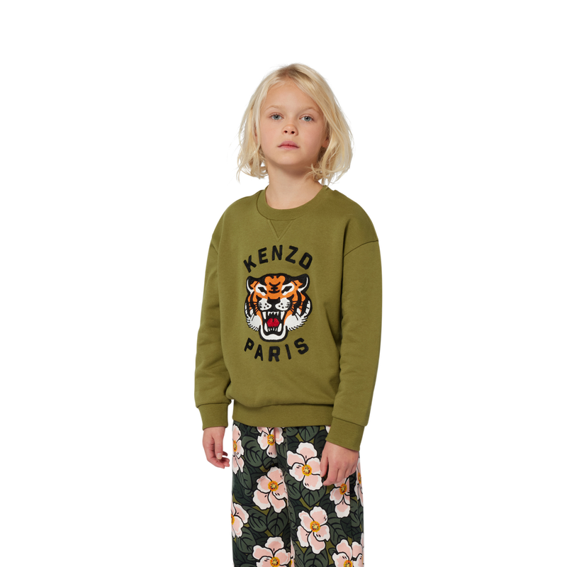 Sudadera de forro polar sin cepillar KENZO KIDS 
                        NI&Ntilde;O