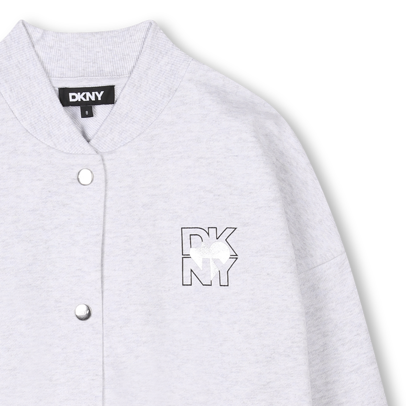 Chaqueta de mulet&oacute;n de algod&oacute;n DKNY 
                        NI&Ntilde;A