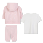 Conjunto de camiseta + c&aacute;rdigan + pantal&oacute;n KENZO KIDS 
                    UNISEXO