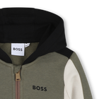 C&aacute;rdigan con capucha BOSS 
                    NI&Ntilde;O