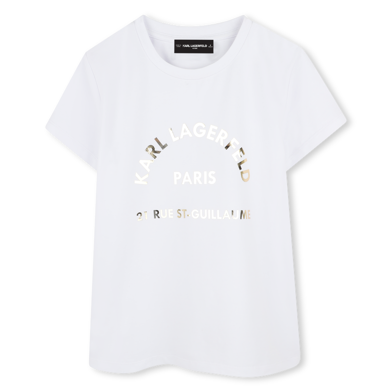 Camiseta de manga corta KARL LAGERFELD KIDS 
                        NI&Ntilde;A