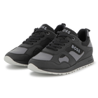 Zapatillas de imitaci&oacute;n y lona BOSS 
                    NI&Ntilde;O