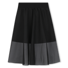 Falda midi 2 en 1 DKNY 
                    NI&Ntilde;A