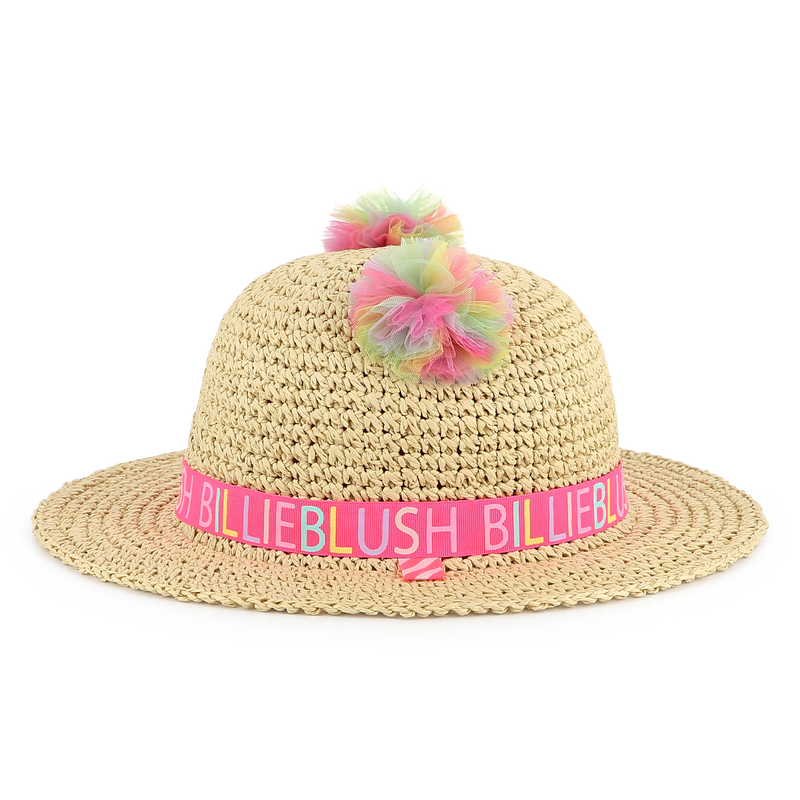 Sombrero con pompones BILLIEBLUSH 
                        NI&Ntilde;A