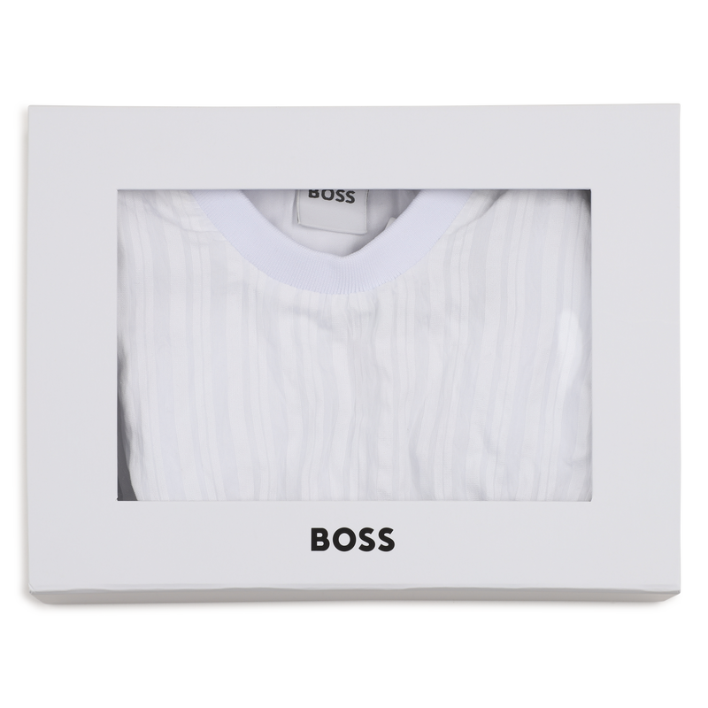 VESTIDO + CONJUNTO DE BRAGAS HINCHADAS BOSS 
                        NI&Ntilde;A