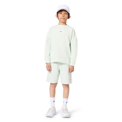 SUDADERA FLEECE BOSS NI&Ntilde;O