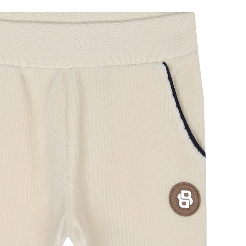 Pantalón de chándal terciopelo BOSS 
                        NIÑO