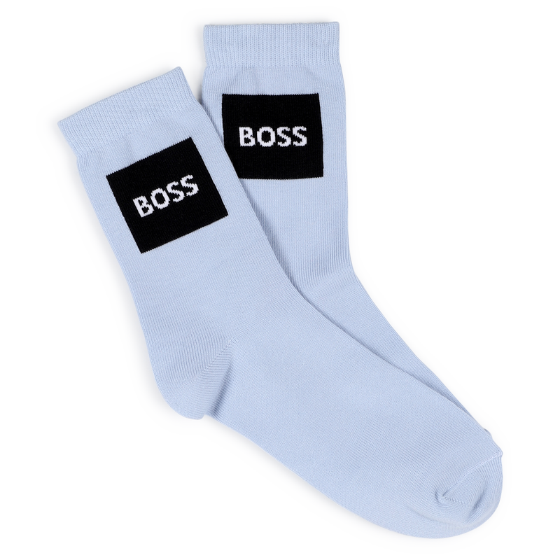 JUEGO DE 3 PARES DE CALCETINES BOSS 
                        NI&Ntilde;O