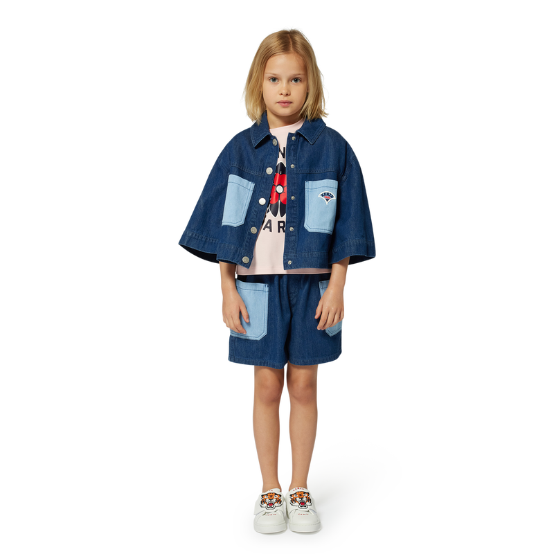 Pantal&oacute;n corto vaquero KENZO KIDS 
                        NI&Ntilde;A