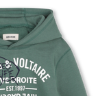 Sudadera con capucha de vell&oacute;n ZADIG & VOLTAIRE 
                    NI&Ntilde;O