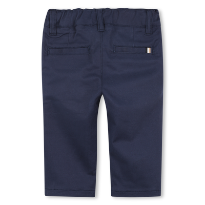 Pantal&oacute;n chino de sarga BOSS NI&Ntilde;O