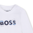 Conjunto de pantal&oacute;n, c&aacute;rdigan y camiseta BOSS 
                    NI&Ntilde;O