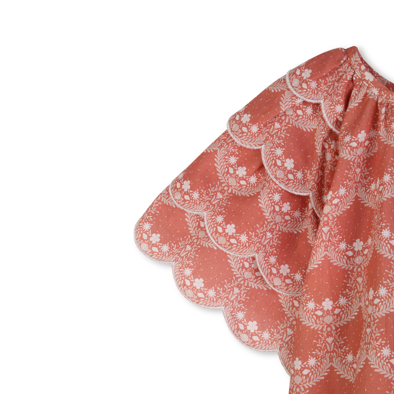 BLUSA MANGA GLOBO CHLOE 
                        NI&Ntilde;A