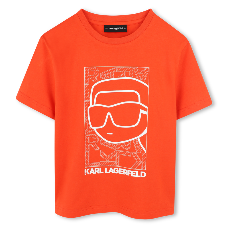 Camiseta con estampado KARL LAGERFELD KIDS 
                        NI&Ntilde;O