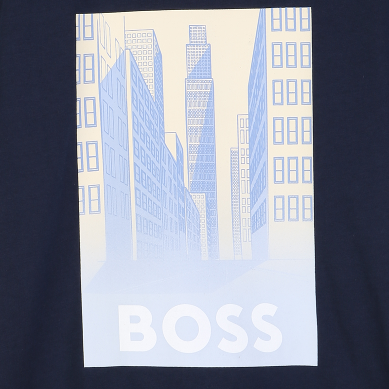 CAMISETA DE MANGA CORTA BOSS 
                        NI&Ntilde;O