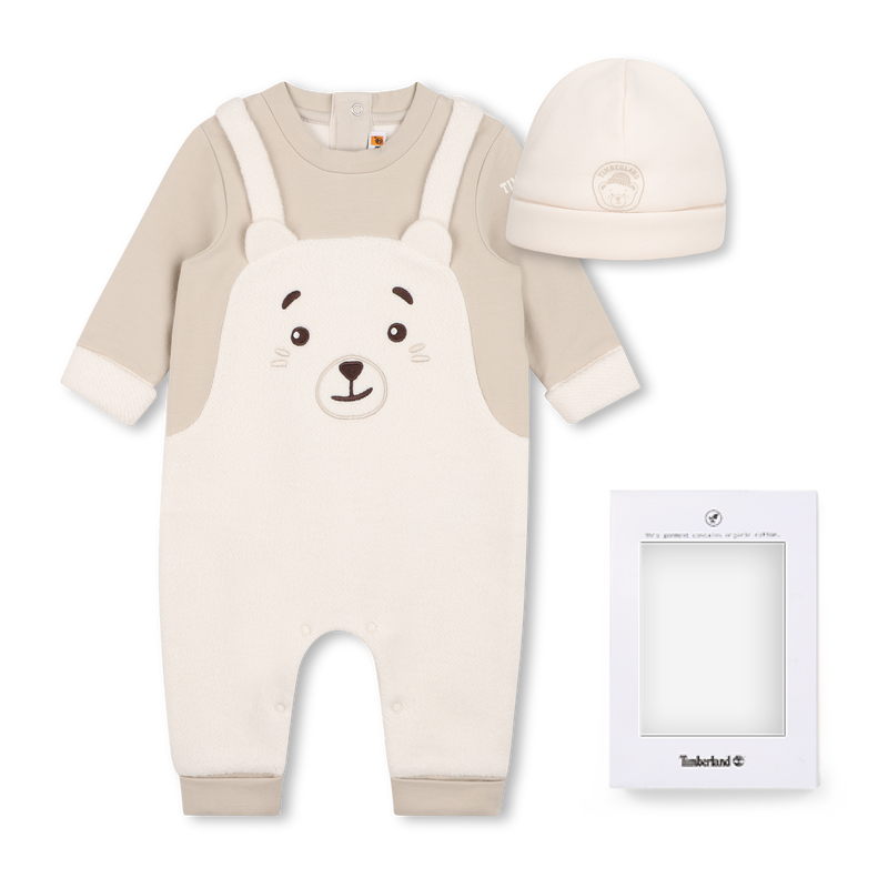 Conjunto de mono y gorro TIMBERLAND 
                        NI&Ntilde;O