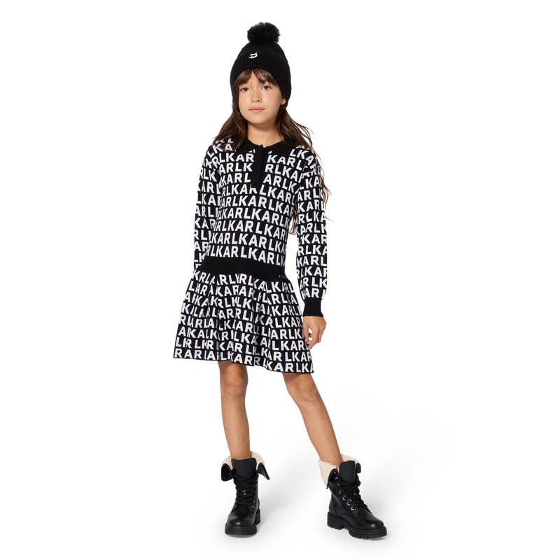 Gorro de punto KARL LAGERFELD KIDS 
                        NI&Ntilde;A