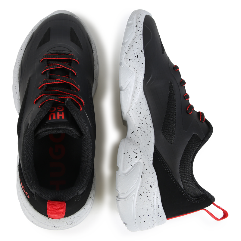 Deportivas multitextura HUGO 
                        NI&Ntilde;O