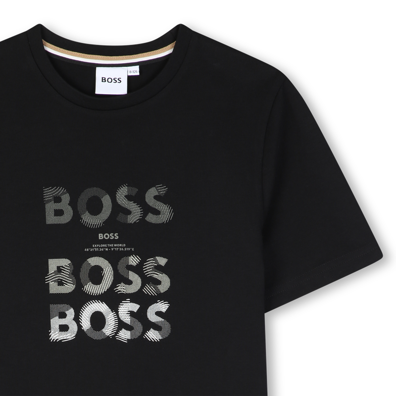 Camiseta de mangas cortas BOSS 
                        NI&Ntilde;O