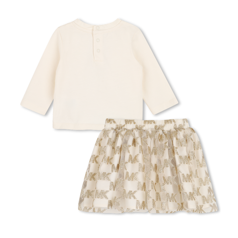 Conjunto de camiseta y falda MICHAEL KORS 
                        NI&Ntilde;A