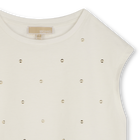 Camiseta algod&oacute;n de ceremonia MICHAEL KORS 
                    NI&Ntilde;A