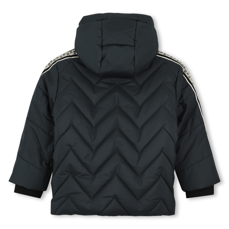 Chaqueta acolchada con capucha KARL LAGERFELD KIDS 
                        NI&Ntilde;O