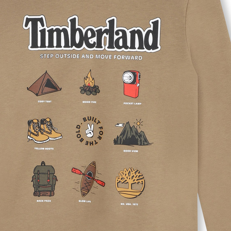 Camiseta estampado delantero TIMBERLAND 
                        NI&Ntilde;O