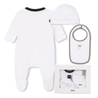 Conjunto de pijama, gorro y babero. BOSS 
                    NI&Ntilde;O