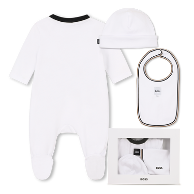 Conjunto de pijama, gorro y babero. BOSS NI&Ntilde;O
