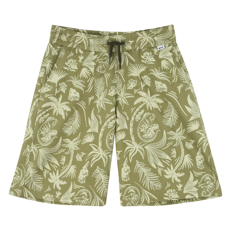 Bermudas de algod&oacute;n estampadas BOSS 
                        NI&Ntilde;O
