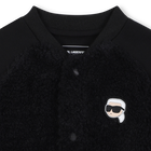 C&aacute;rdigan bimaterial KARL LAGERFELD KIDS 
                    NI&Ntilde;O