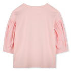 Camiseta bimateria estampada KENZO KIDS 
                    NI&Ntilde;A