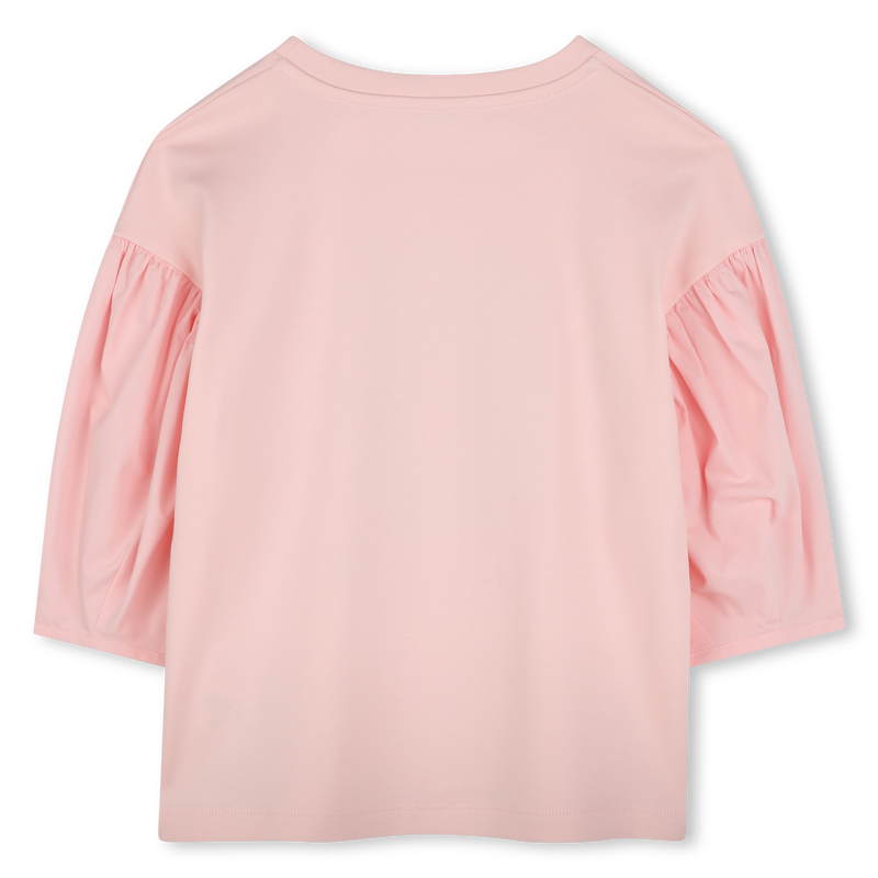 Camiseta bimateria estampada KENZO KIDS 
                        NI&Ntilde;A