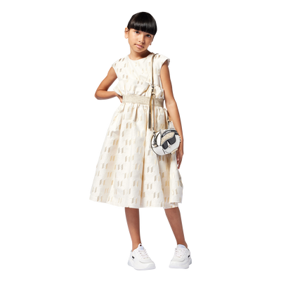 Bolso de lona revestida KARL LAGERFELD KIDS NI&Ntilde;A