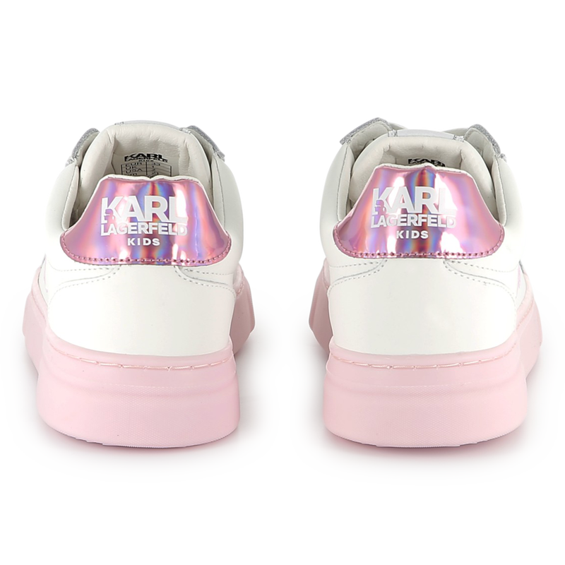 Zapatillas de cuero KARL LAGERFELD KIDS 
                        NI&Ntilde;A