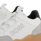 Zapatillas de imitaci&oacute;n y lona BOSS 
                    NI&Ntilde;O