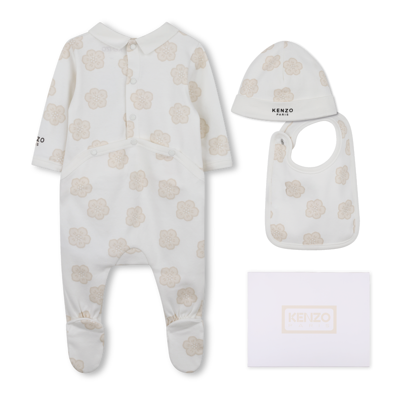 Conjunto de pijama, gorro y babero. KENZO KIDS 
                        UNISEXO