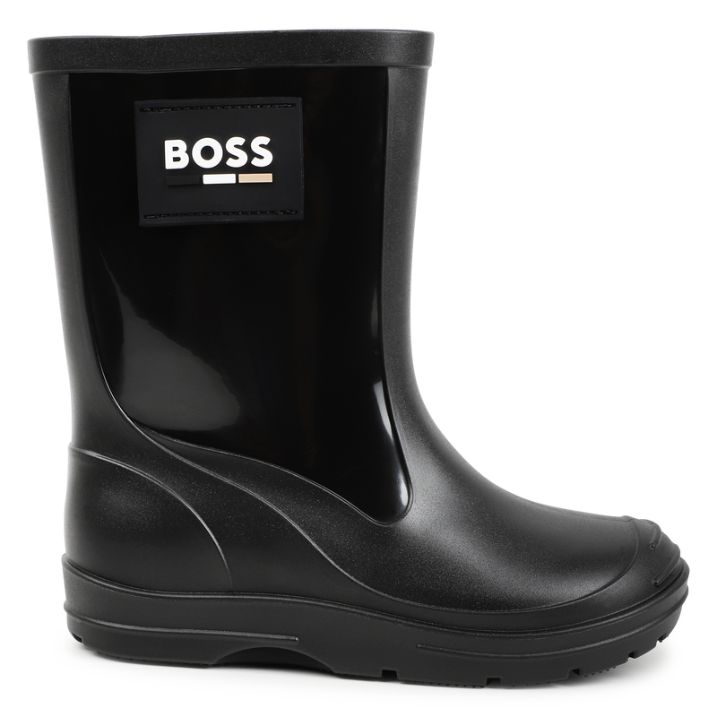 Botas de agua bitextura BOSS 
                        NI&Ntilde;O