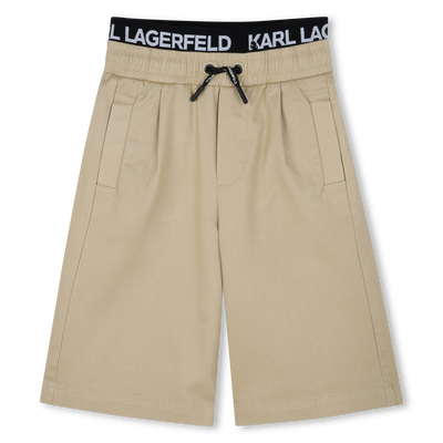 Bermudas de sarga KARL LAGERFELD KIDS NI&Ntilde;O