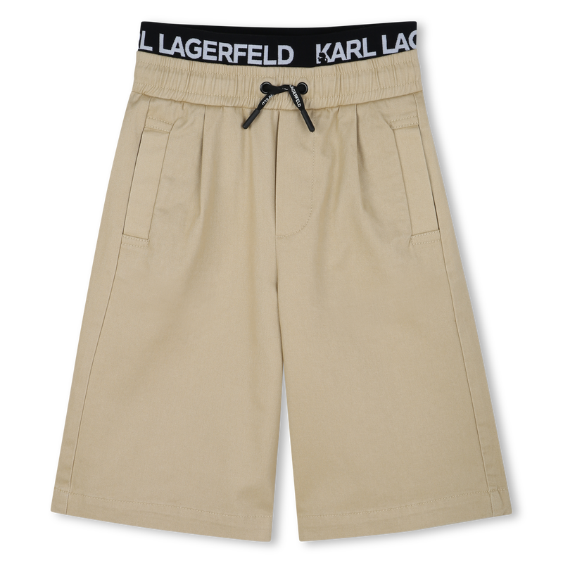 Bermudas de sarga KARL LAGERFELD KIDS 
                        NI&Ntilde;O