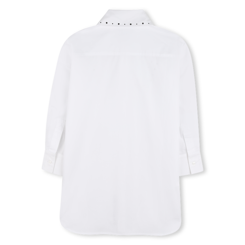 VESTIDO CAMISERO DE MANGA LARGA KARL LAGERFELD KIDS 
                        NI&Ntilde;A