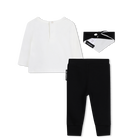 Conjunto de camiseta, b&oacute;xer y bufanda KARL LAGERFELD KIDS 
                    NI&Ntilde;O