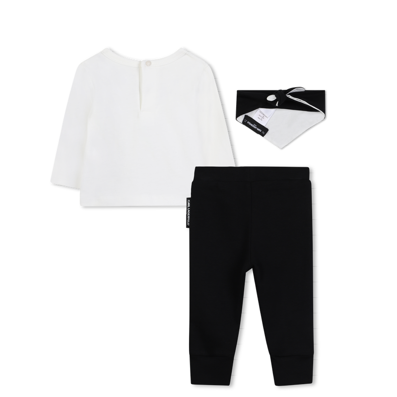Conjunto de camiseta, b&oacute;xer y bufanda KARL LAGERFELD KIDS 
                        NI&Ntilde;O