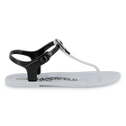 Sandalias con tiras ajustables KARL LAGERFELD KIDS 
                    NI&Ntilde;A