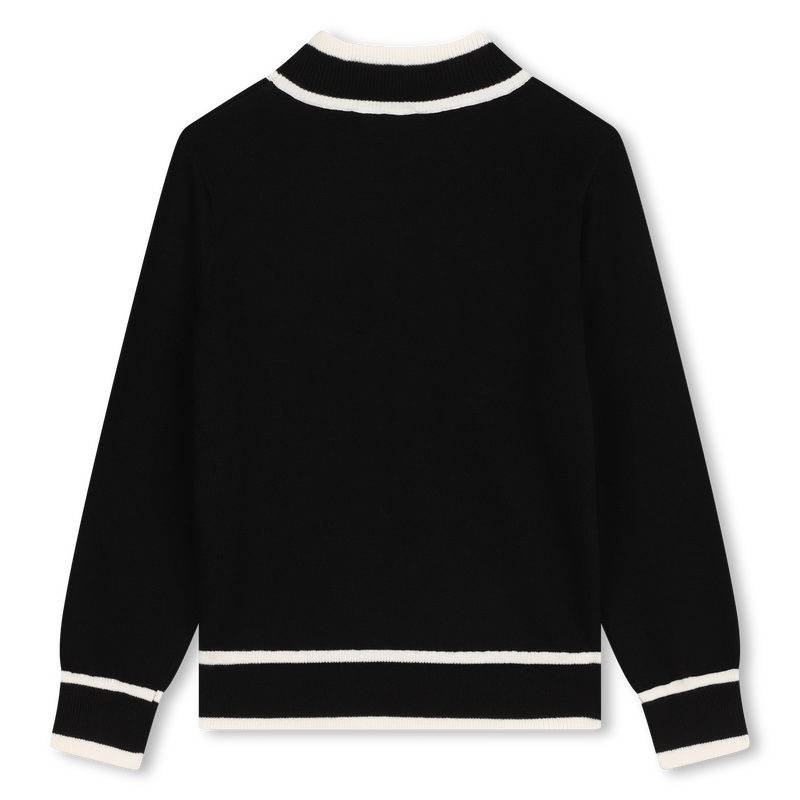 Jersey con firma bordada KARL LAGERFELD KIDS 
                        NI&Ntilde;A