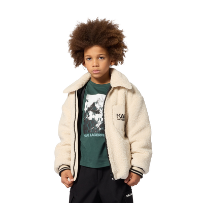 Camiseta de mangas cortas KARL LAGERFELD KIDS NI&Ntilde;O