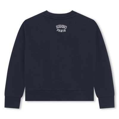 Sudadera de algod&oacute;n bordada KENZO KIDS NI&Ntilde;A