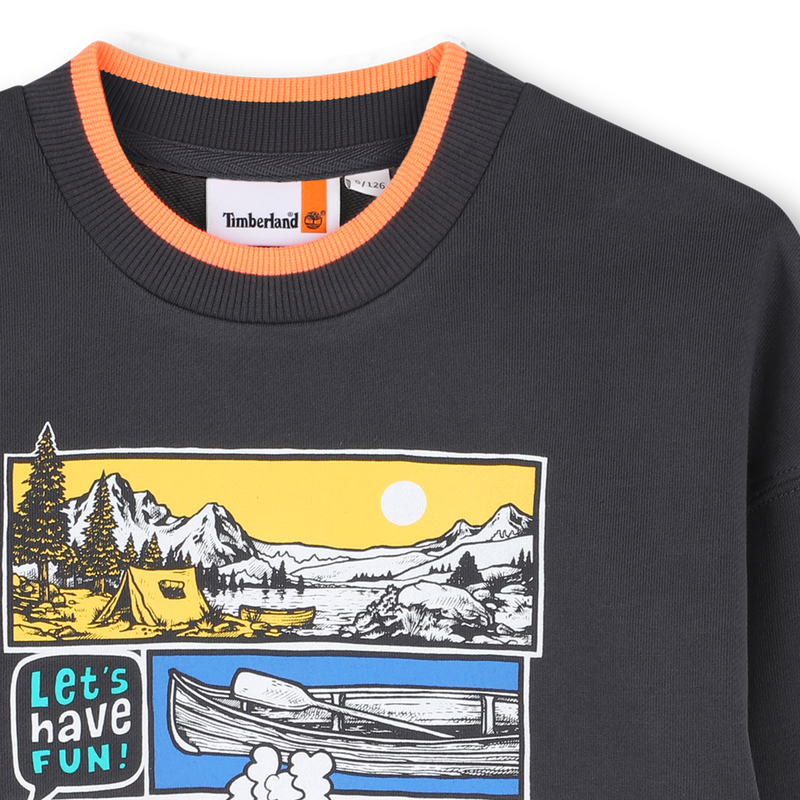 SUDADERA FLEECE TIMBERLAND 
                        NI&Ntilde;O