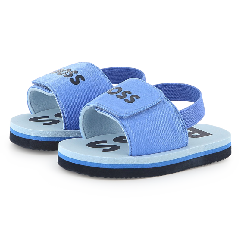 Chanclas con velcro BOSS 
                        NI&Ntilde;O